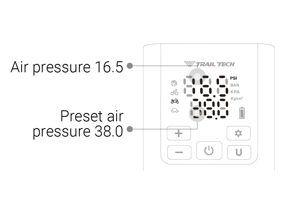 Setting air pressure
