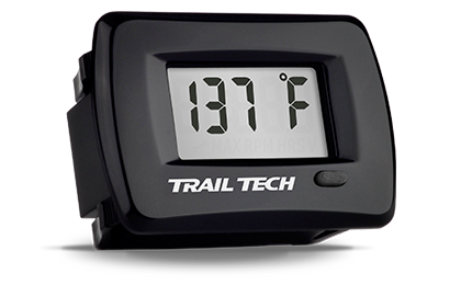 Trail Tech TTO Temperature Meter Black Digital Gauge 1/8x28 BSPP Screw 742-ES2 