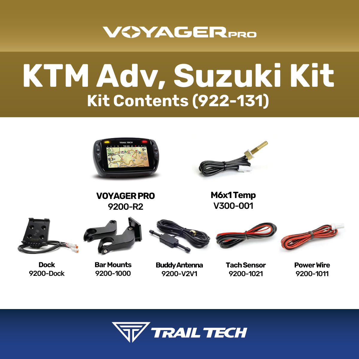 Voyager Pro Kit, KTM Adventure, Suzuki | TrailTech