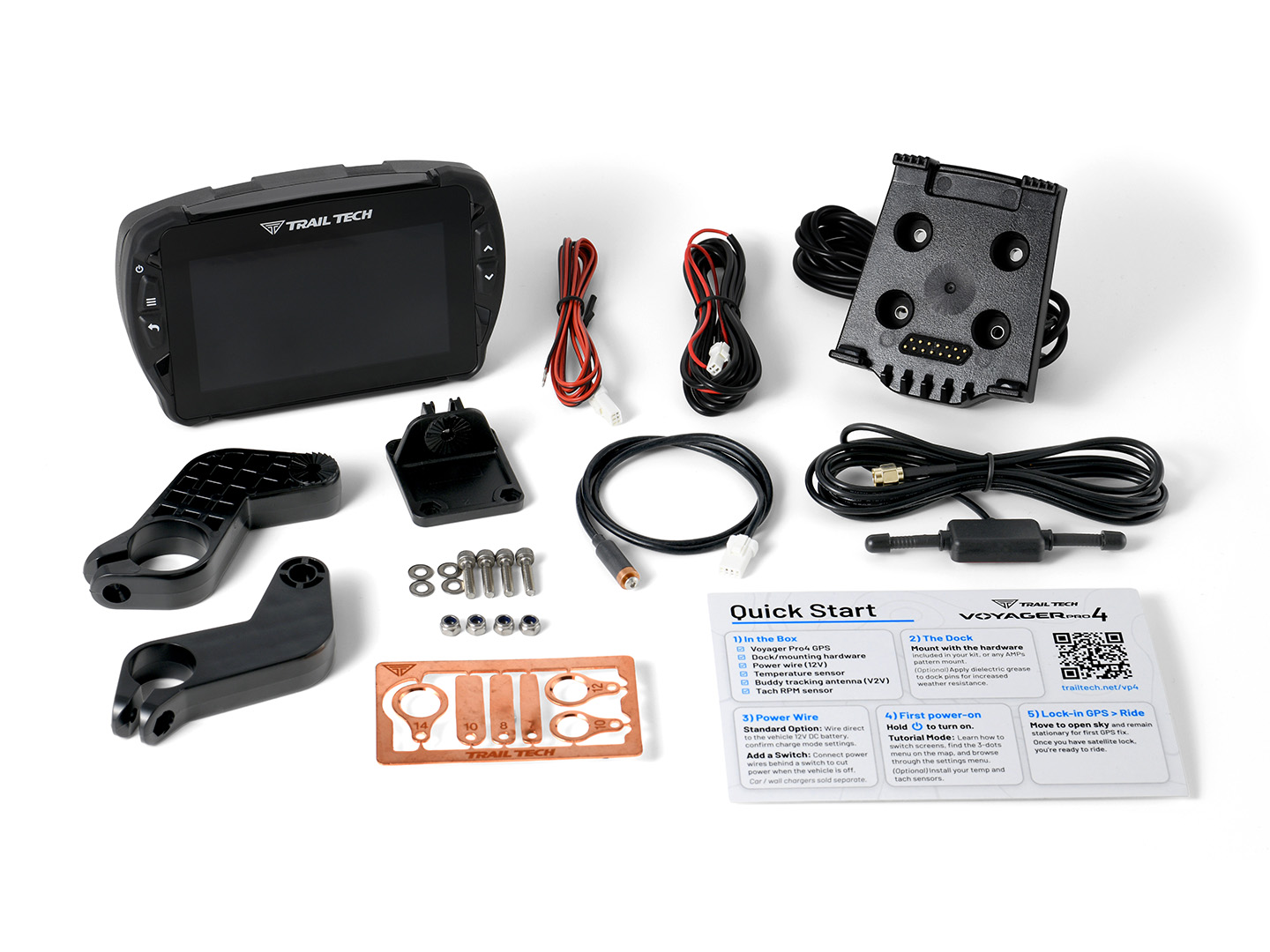 Voyager Pro4 MOTO Kit | Motorcycle GPS Dash & Buddy Tracking