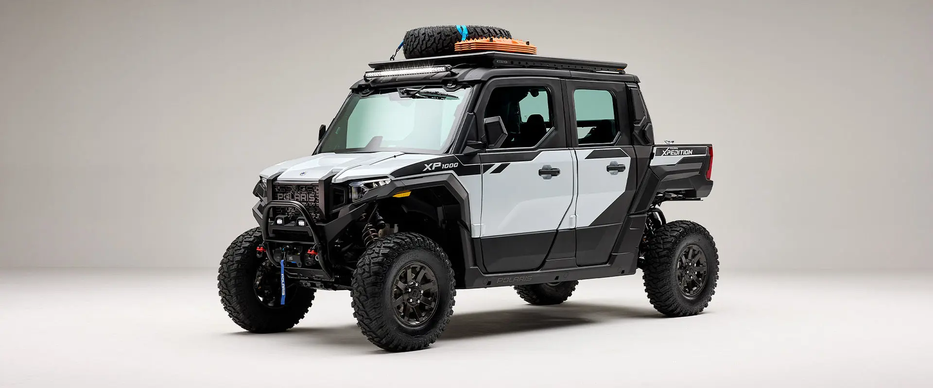 Side profile of a 2027 Polaris XPEDITION XP 5 NorthStar side-by-side.