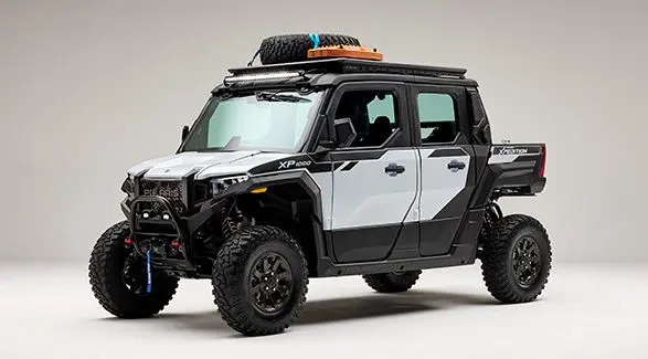 Side profile of a 2027 Polaris XPEDITION XP 5 NorthStar side-by-side.
