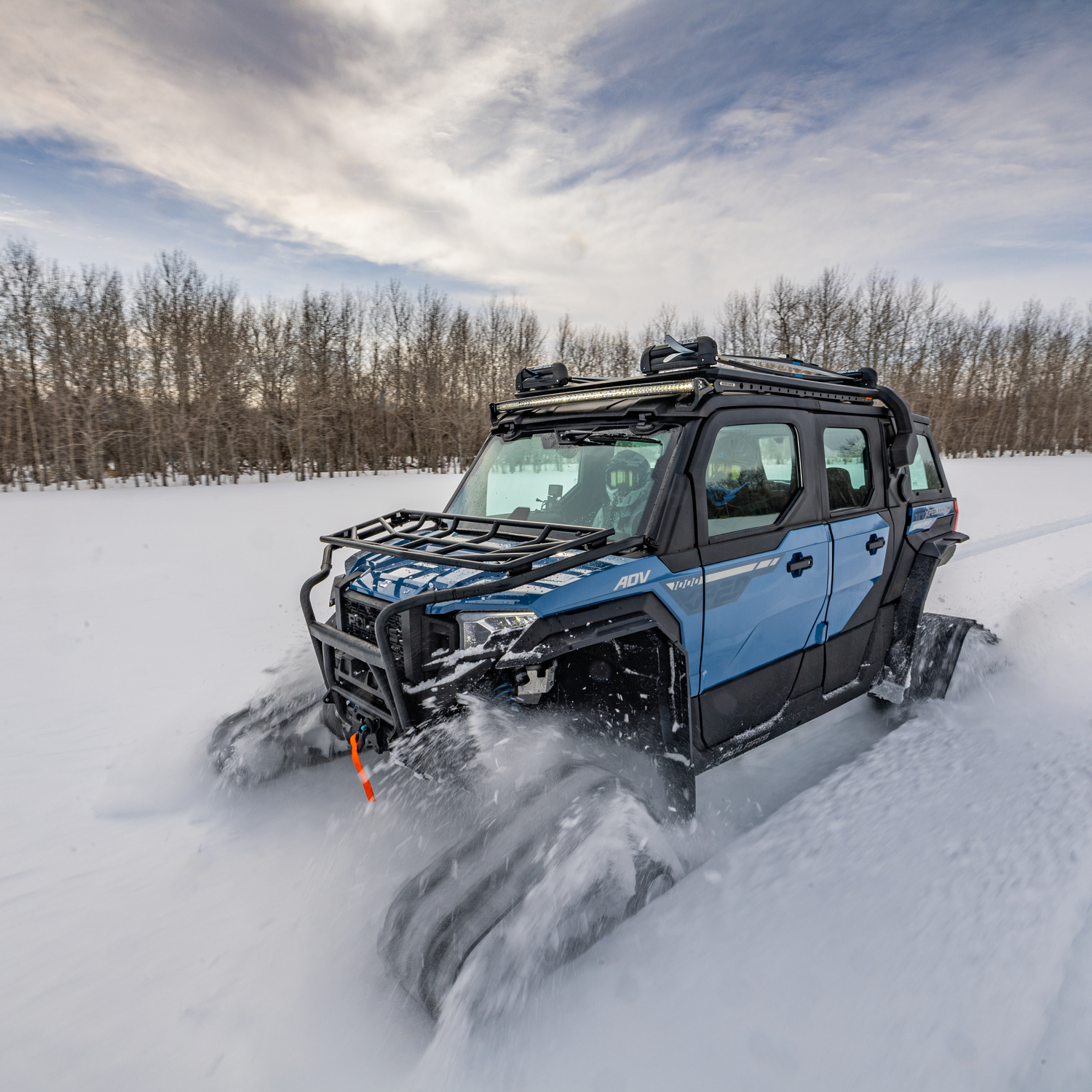 Power Window Full Doors for POLARIS XPEDITION, Rear, Poly, Set of